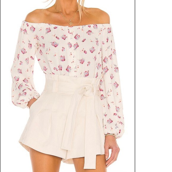 ASTR the Label Off Shoulder Black Bodysuit Size S‎ - Picture 2 of 10